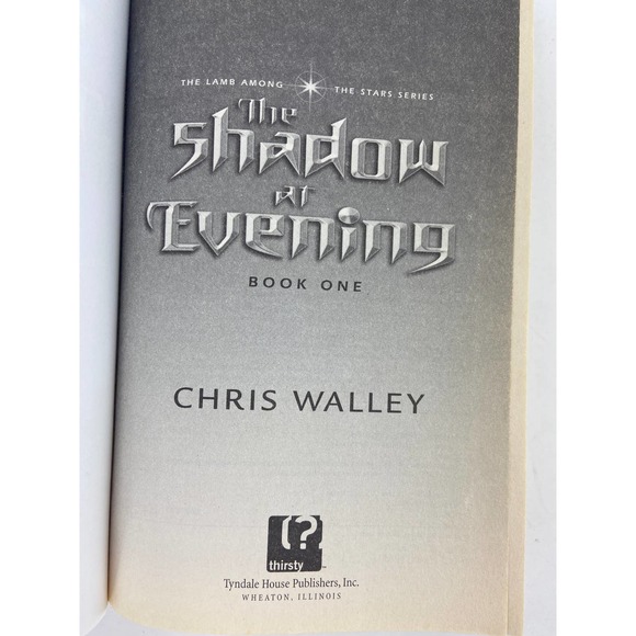 The Shadow at Evening by Chris Walley 2004 Paperback Book Lamb Among Stars 1 - Picture 4 of 5